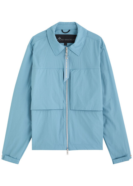  Moose Knuckles Waverly Shell Overshirt Jacket - Blue - S 