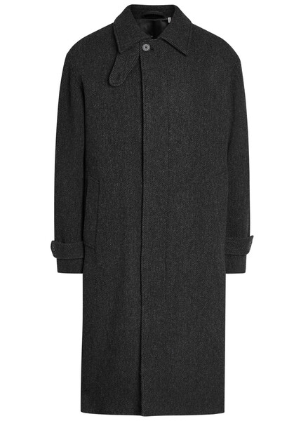  Nn07 Gibson Wool-blend Coat - Charcoal - Xl 