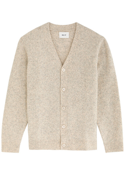  Nn07 John Wool-blend Cardigan - Beige - L 