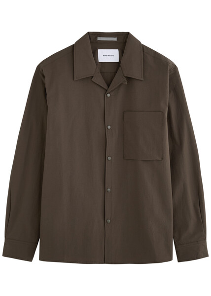  Norse Projects Carsten Shell Overshirt - Brown - S 