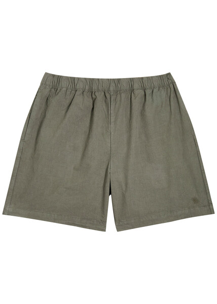  Norse Projects Per Cotton-blend Shorts - Khaki - Xl 