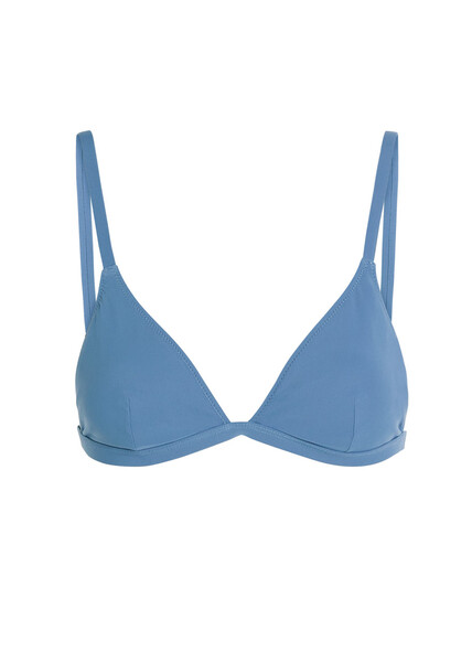  Nounou Coco Triangle Bikini Top - Blue - L (uk14 / L) 