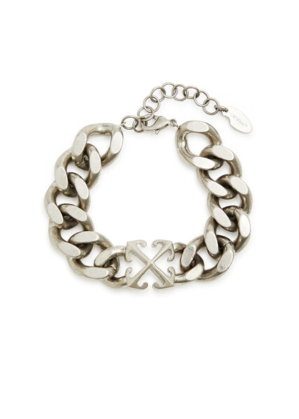  Off-white Arrow Chain Bracelet - Silver - One Size 