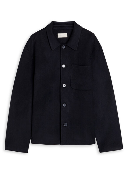  Officine Générale Wool Overshirt Jacket - Navy - L 