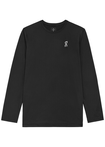  On Core Logo Stretch-jersey Top - Black - S 