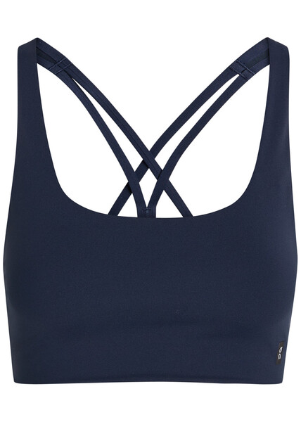  On Studio Stretch-jersey Bra Top - Navy - L (uk14 / L) 
