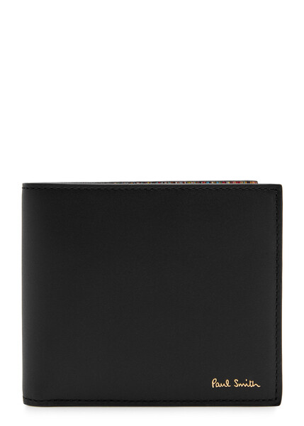  Paul Smith Logo-print Leather Wallet - Black - One Size 