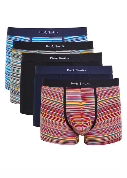  Paul Smith Stretch-cotton Trunks - Set Of Five - Multicoloured 1 - Xxl 