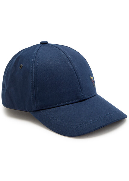  Paul Smith Zebra-embroidered Cotton Cap - Blue - One Size 