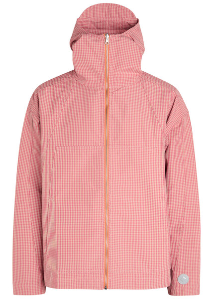  Pdf Channel Low Ride Checked Cotton-blend Jacket - Red - L 