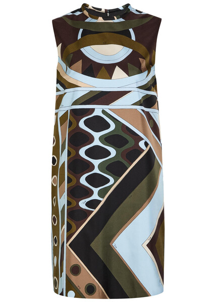  Pucci Printed Silk Mini Dress - Multicoloured - 42 (uk10 / S) 