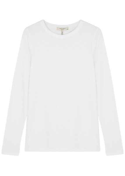  Rag & Bone The Slub Cotton Top - White - Xs 