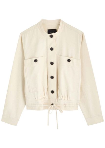  Rails Alma Twill Jacket - Ecru - M (uk12 / M) 