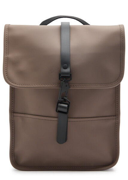  Rains Micro Rubberised Backpack - Chocolate - One Size 