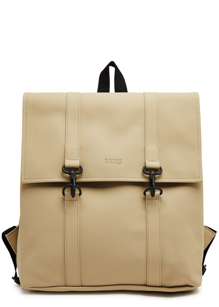  Rains Mini Rubberised Backpack - Sand - One Size 