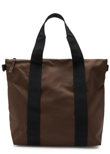  Rains Mini Rubberised Tote - Chocolate - One Size 