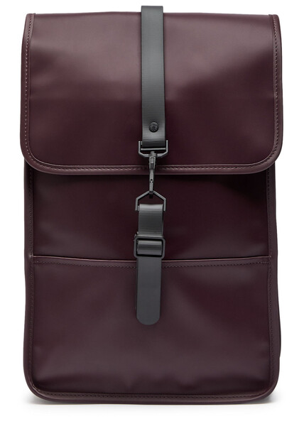  Rains Mini Waterproof Backpack - Burgundy - One Size 