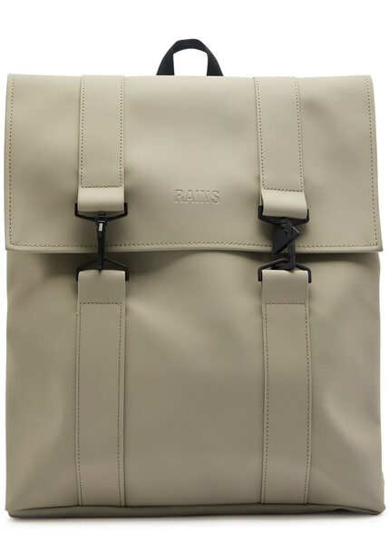  Rains Msn Rubberised Backpack - Sage - One Size 