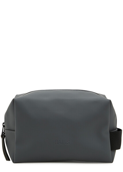  Rains Rubberised Wash Bag - Dark Grey - One Size 