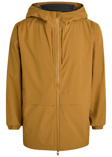  Rains Suva Hardshell Waterproof Jacket - Beige - S 