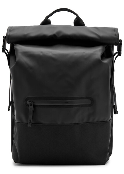  Rains Trail Rolltop Backpack - Black - One Size 