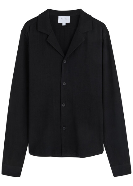  Raith Cami Rayon-blend Shirt - Black - M 