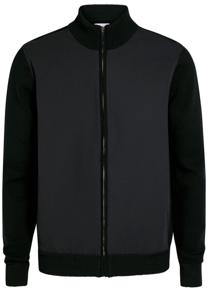  Raith Paco Hybrid Panelled Knit Jacket - Navy - L 