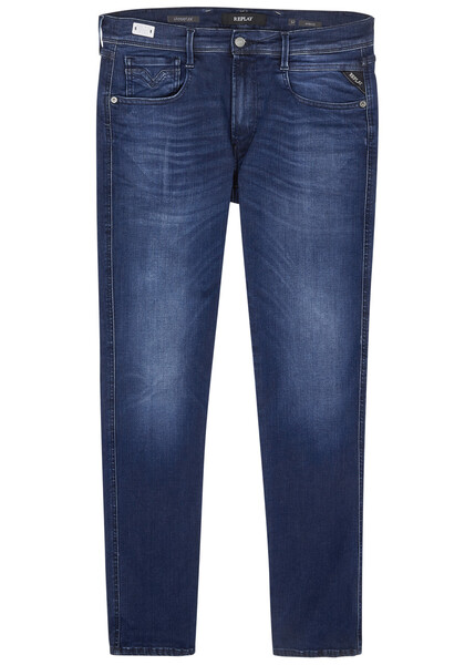  Replay Anbass Hyperflex Slim-leg Jeans - Dark Blue - W30 