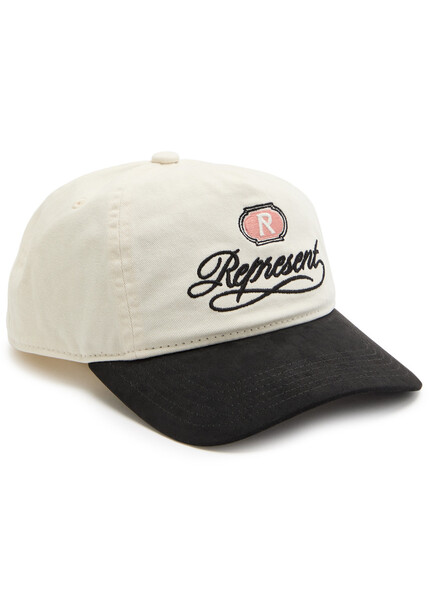  Represent Gran Cru Embroidered Cotton Cap - White - One Size 