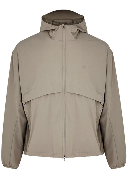  Represent 247 Hooded Shell Jacket - Grey - L 