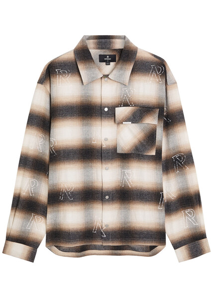  Represent Initial Plaid Flannel Shirt - Multicoloured 1 - L 
