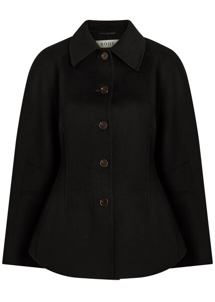  Rohe Sculpted Wool Jacket - Black - 38 (uk10 / S) 