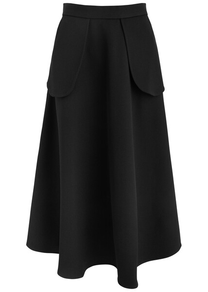  Rohe Wool Midi Skirt - Black - 40 (uk12 / M) 