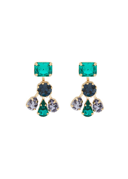  Rosantica Crystal-embellished Drop Earrings - Multicoloured - One Size 