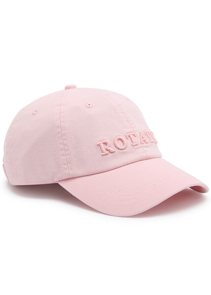  Rotate Sunday Logo-embroidered Cotton Cap - Light Pink - One Size 