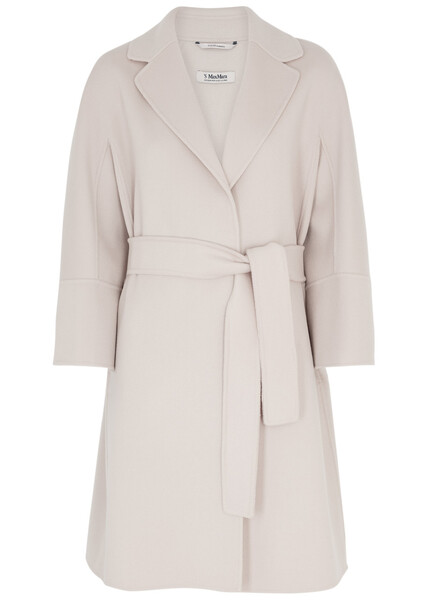  S Max Mara Arona Wool Jacket - Light Grey - 6 
