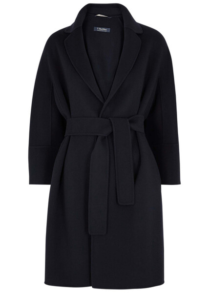  S Max Mara Arona Wool Jacket - Navy - 4 