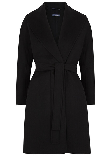  S Max Mara Messi Wool Jacket - Black - 4 