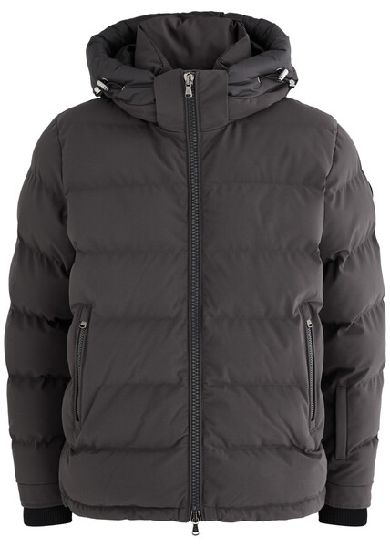  Sandbanks Banks Quilted Shell Jacket - Charcoal - L 