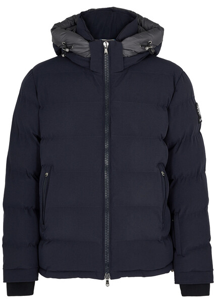  Sandbanks Core Quilted Matte Shell Jacket - Navy - S 