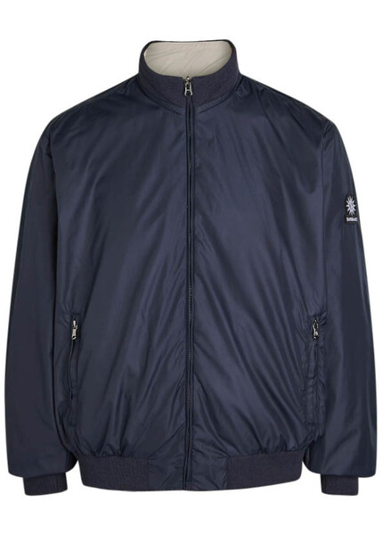  Sandbanks Reversible Shell Jacket - Navy - Xxl 
