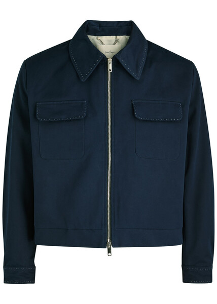  Second Layer Herman Twill Jacket - Dark Blue - 46 (it46 / S) 