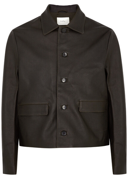 Second Layer Mad Dog Leather Jacket - Brown - 48 (it48 / M) 