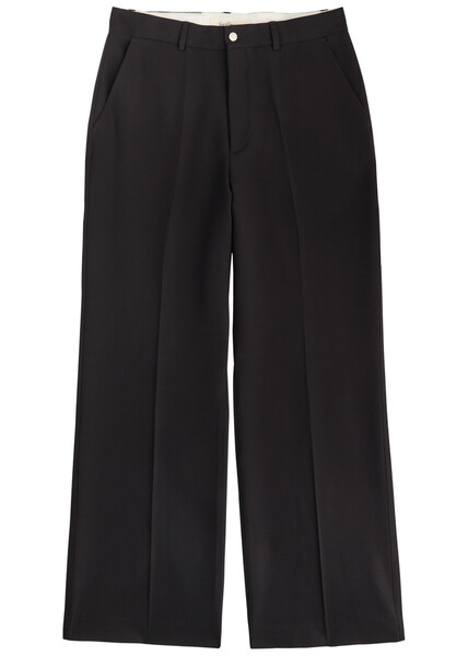  Second Layer Zooty Stretch-wool Trousers - Black - M 