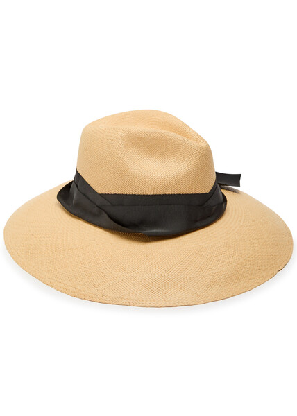  Sensi Studio Panama Straw Sun Hat - Beige - M 