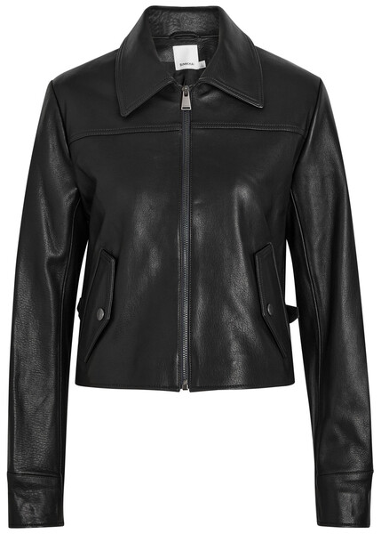  Simkhai Freeman Leather Jacket - Black - 4 (uk8 / S) 