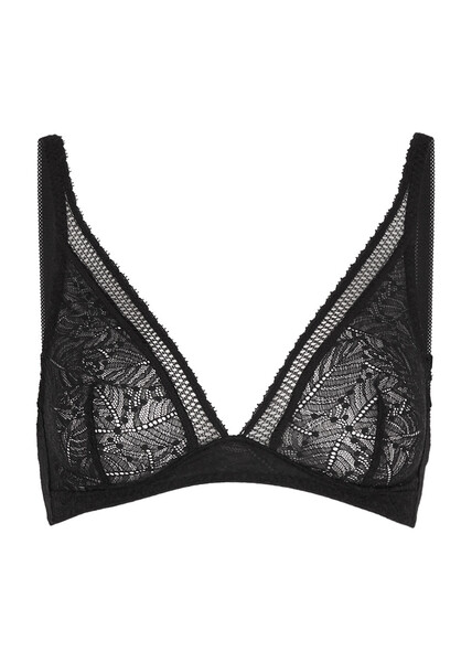  Simone Pérèle Comete Lace Soft-cup Bra - Black - 36b 