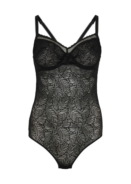  Simone Pérèle Comete Underwired Lace Bodysuit - Black - 4 