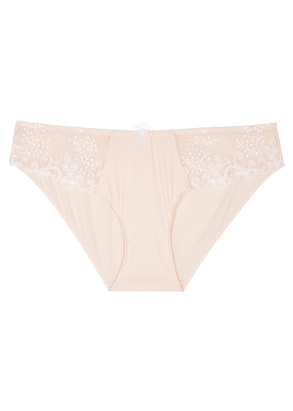  Simone Pérèle Délice Blush Lace-panelled Briefs - Light Pink - 3 