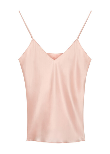  Simone Pérèle Dream Silk Camisole Top - Light Pink - 2 
